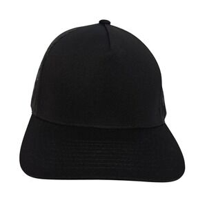 Greyson Trucker Hat Mens One Size Golf Black Mesh Snapback Wolf Logo Cap